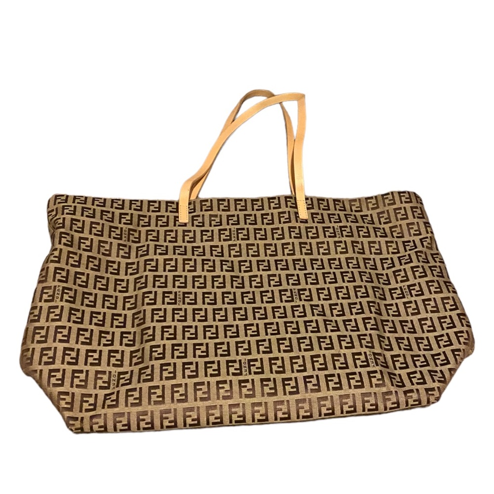 FENDI Zucca Medium Roll Tote